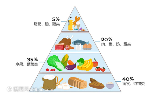 健康饮食金字塔 营养平衡的指南